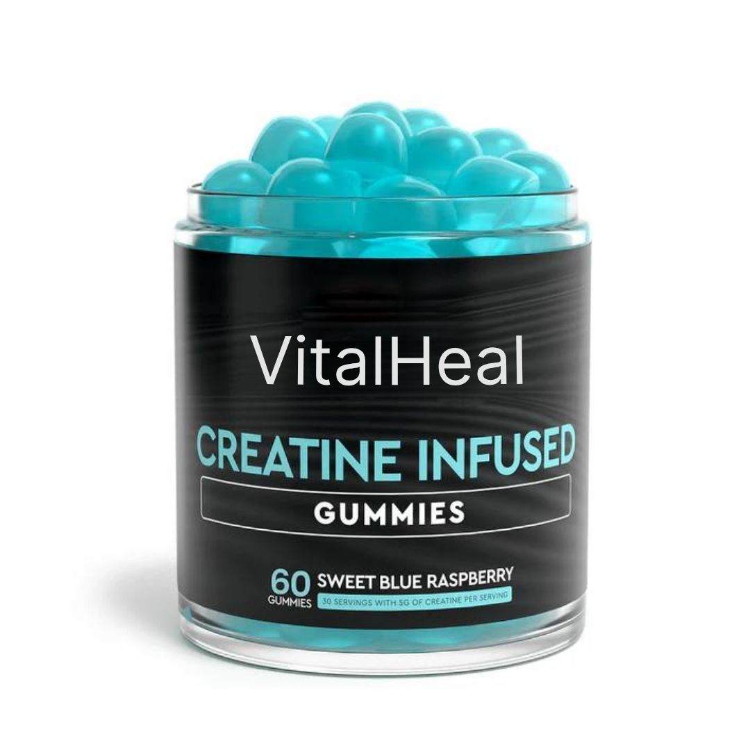 Creatine Gummies - Blue Raspberry 60 Gummies