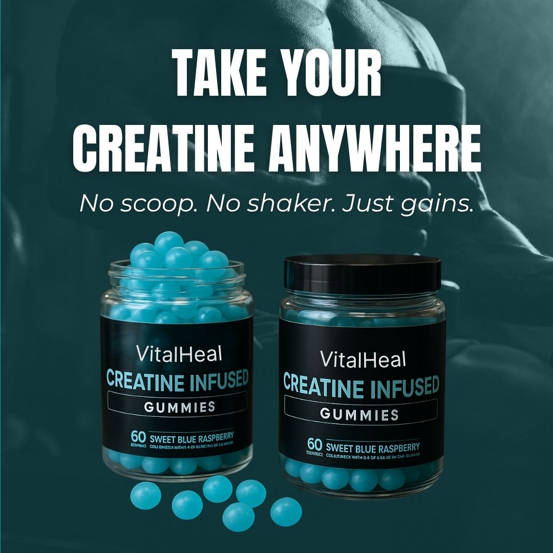 Creatine Gummies - Blue Raspberry 60 Gummies