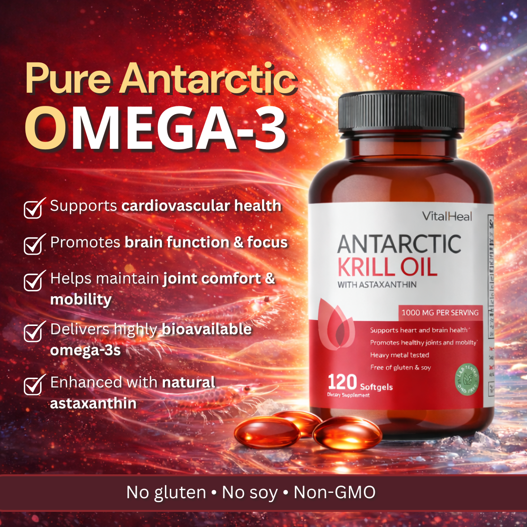 Antarctic Krill Oil 1000mg with Astaxanthin