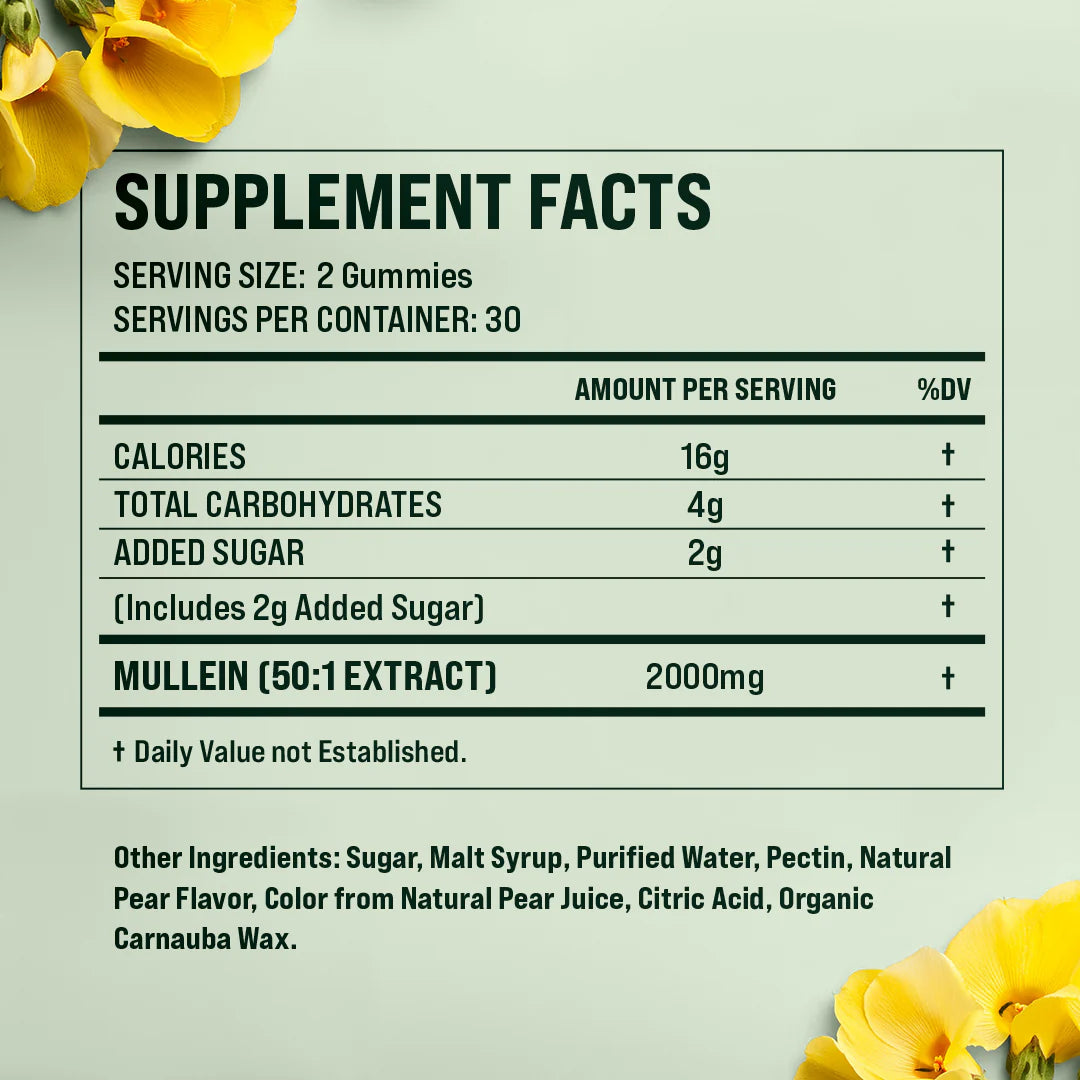 Lung Detox Mullein Gummies