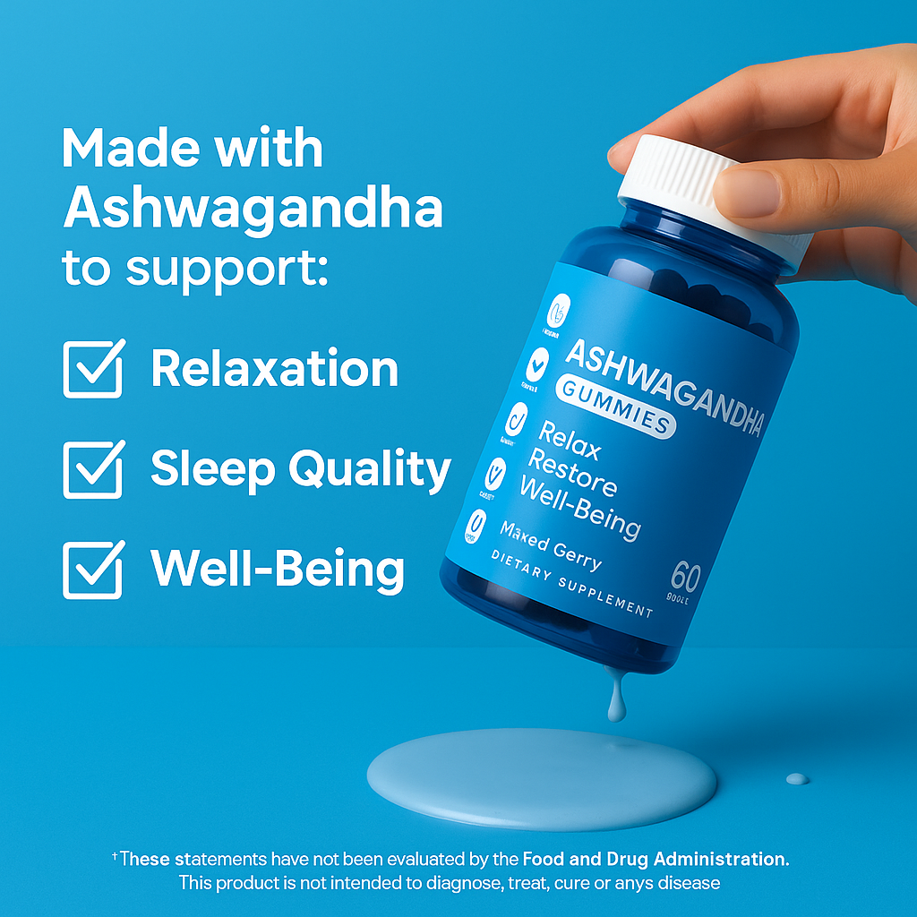 Ashwagandha Gummies - With KSM-66 and Vitamin D