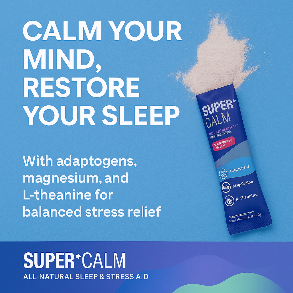 SuperCalm Raspberry Lemonade – Natural Stress Support & Sleep Aid
