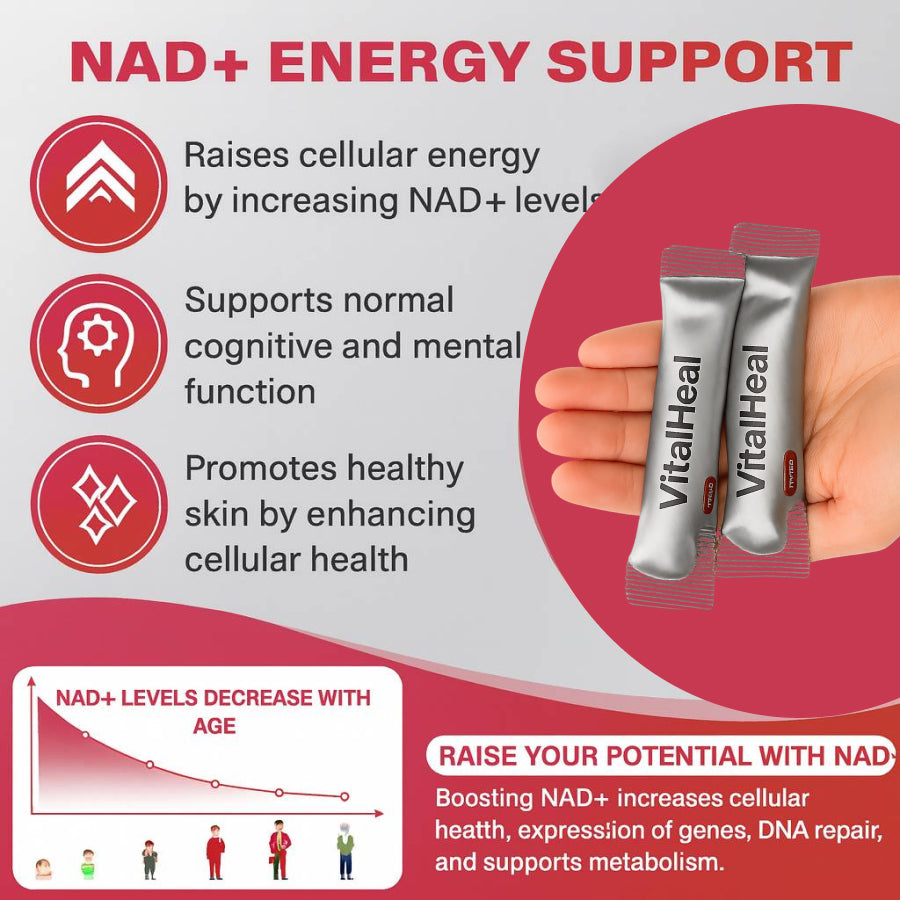 NAD+ DRINK MIX – ENERGY, FOCUS & LONGEVITY
