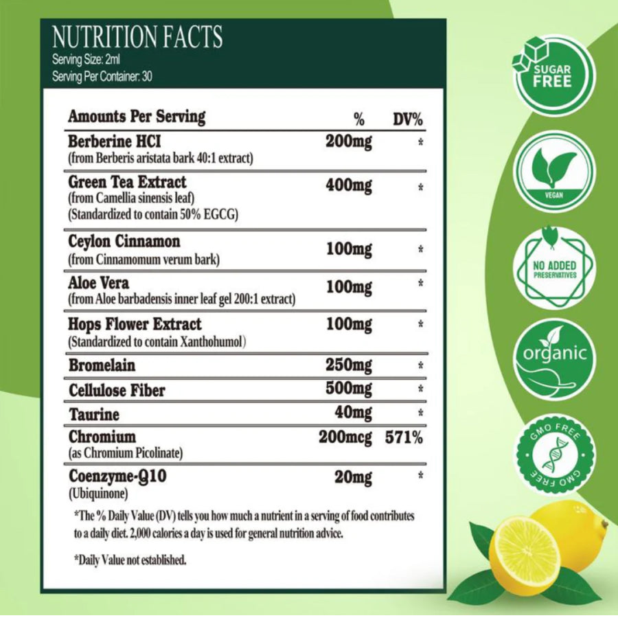 GLP-1 Liquid Drops - Supports Metabolism And Cravings