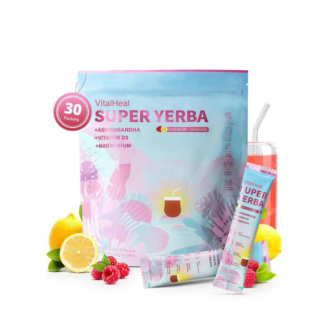 Super Yerba – Yerba Mate Instant Drink Powder for Energy, Focus & Gut Support