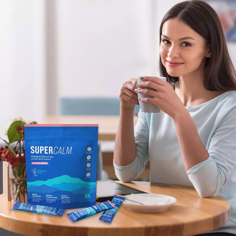 SuperCalm Raspberry Lemonade – Natural Stress Support & Sleep Aid