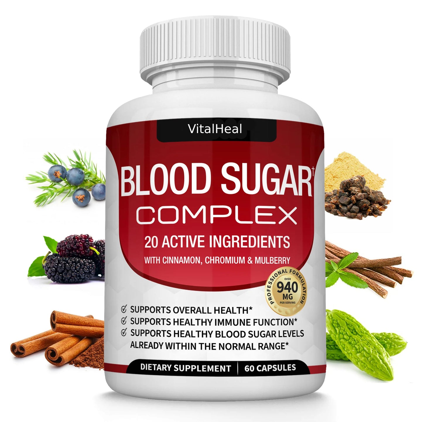 Blood Sugar Complex – Glucose & Metabolism Support Supplement