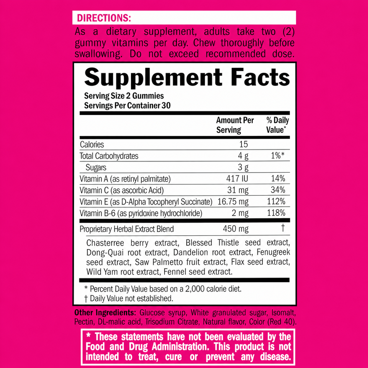 Women’s Daily Gummies with Herbal Blend & Vitamins