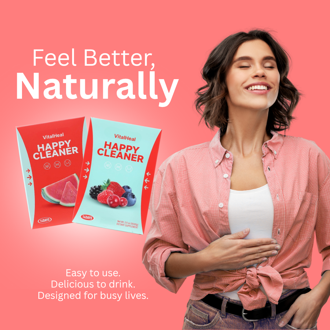 Happy Cleaner – Gut Health with Prebiotics, Probiotics & Fiber