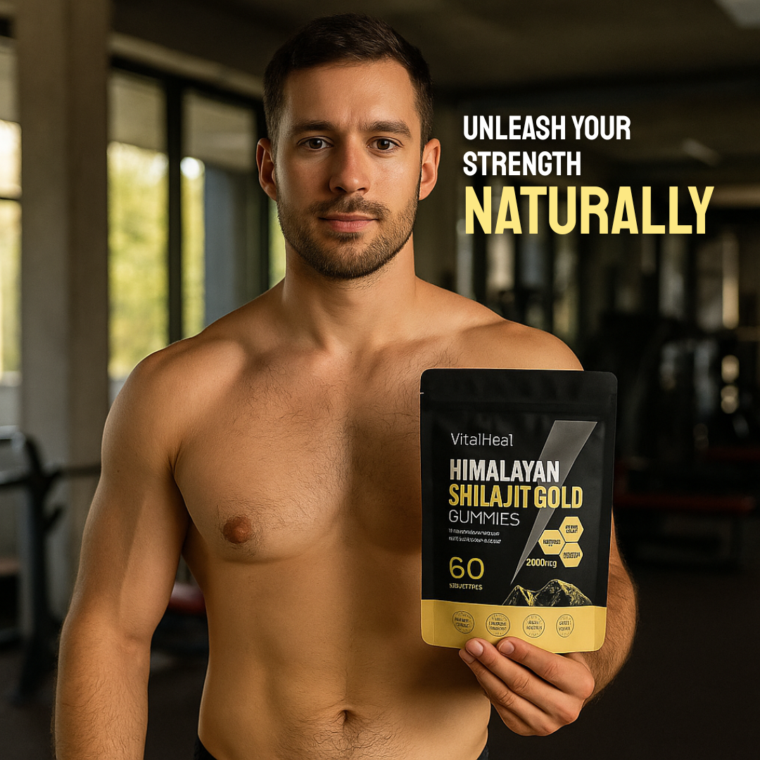 Pure Himalayan Shilajit Gold Gummies – Energy, Focus & Vitality