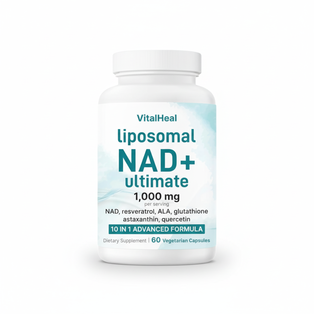 Liposomal NAD+ Ultimate – Energy & Healthy Aging Support with 10-in-1 NAD & Resveratrol