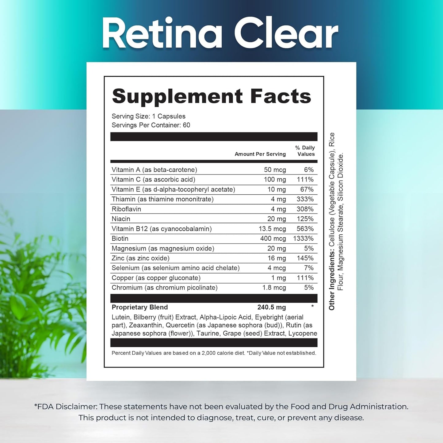 Lutein & Zeaxanthin Supplement
