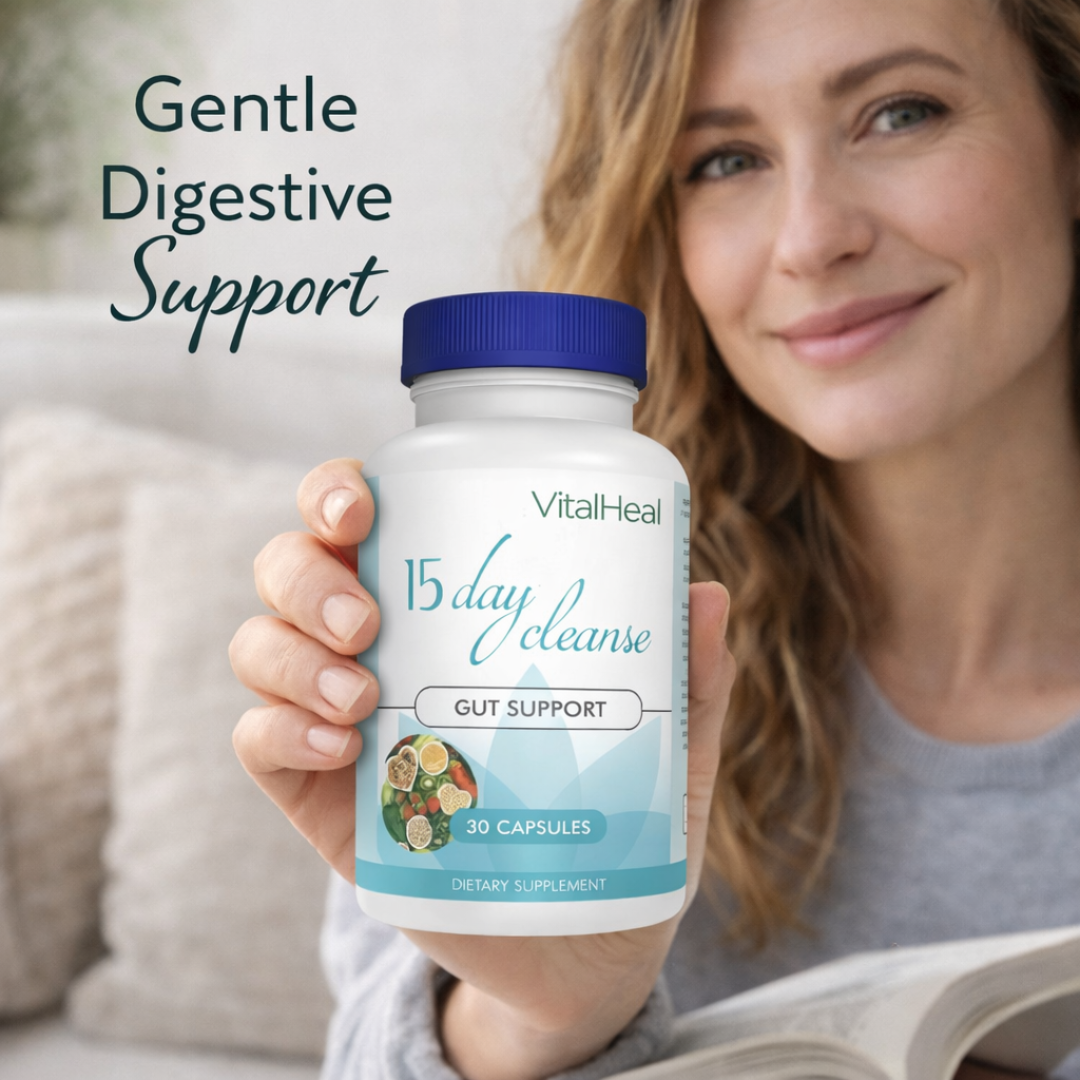 15-Day Cleanse - Gentle Colon Detox & Gut Support for Digestive Health