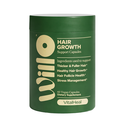 Willo Hair Growth Support for Women – Thicker Fuller Hair & Follicle Support