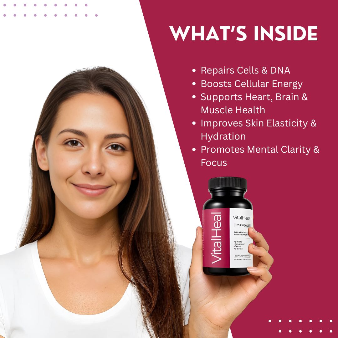 NAD+ Supplement for Women – Energy, Vitality & Skin Support
