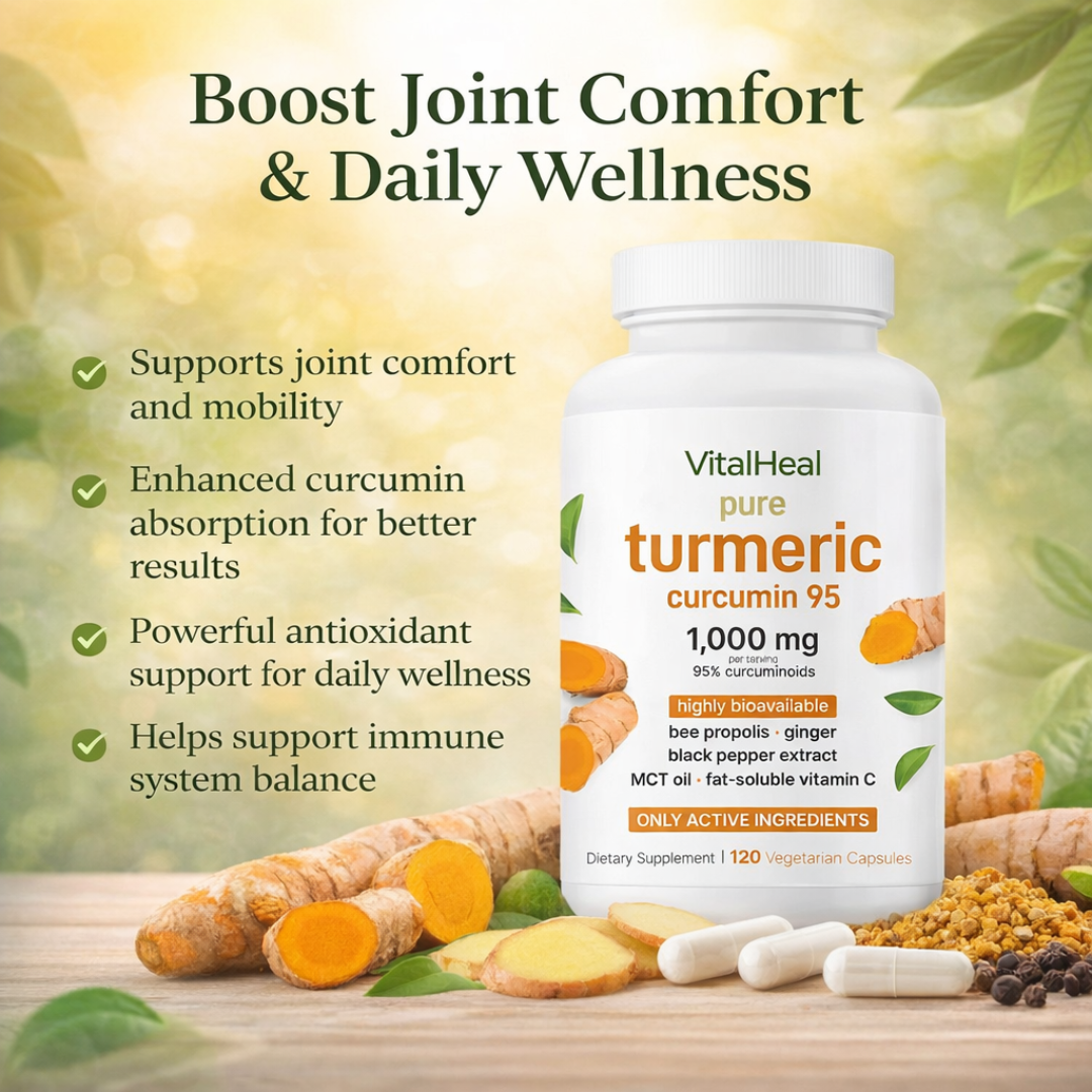 Turmeric Curcumin Herbal Complex Black Pepper & MCT Oil – 120 Capsules