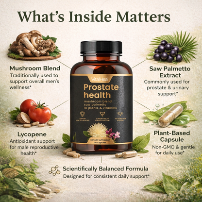Natural Prostate Health Capsules for Daily Urinary Comfort and Balance