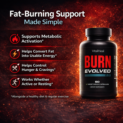 Burn Evolved 2.0 Support for Metabolism, Energy & Appetite Control