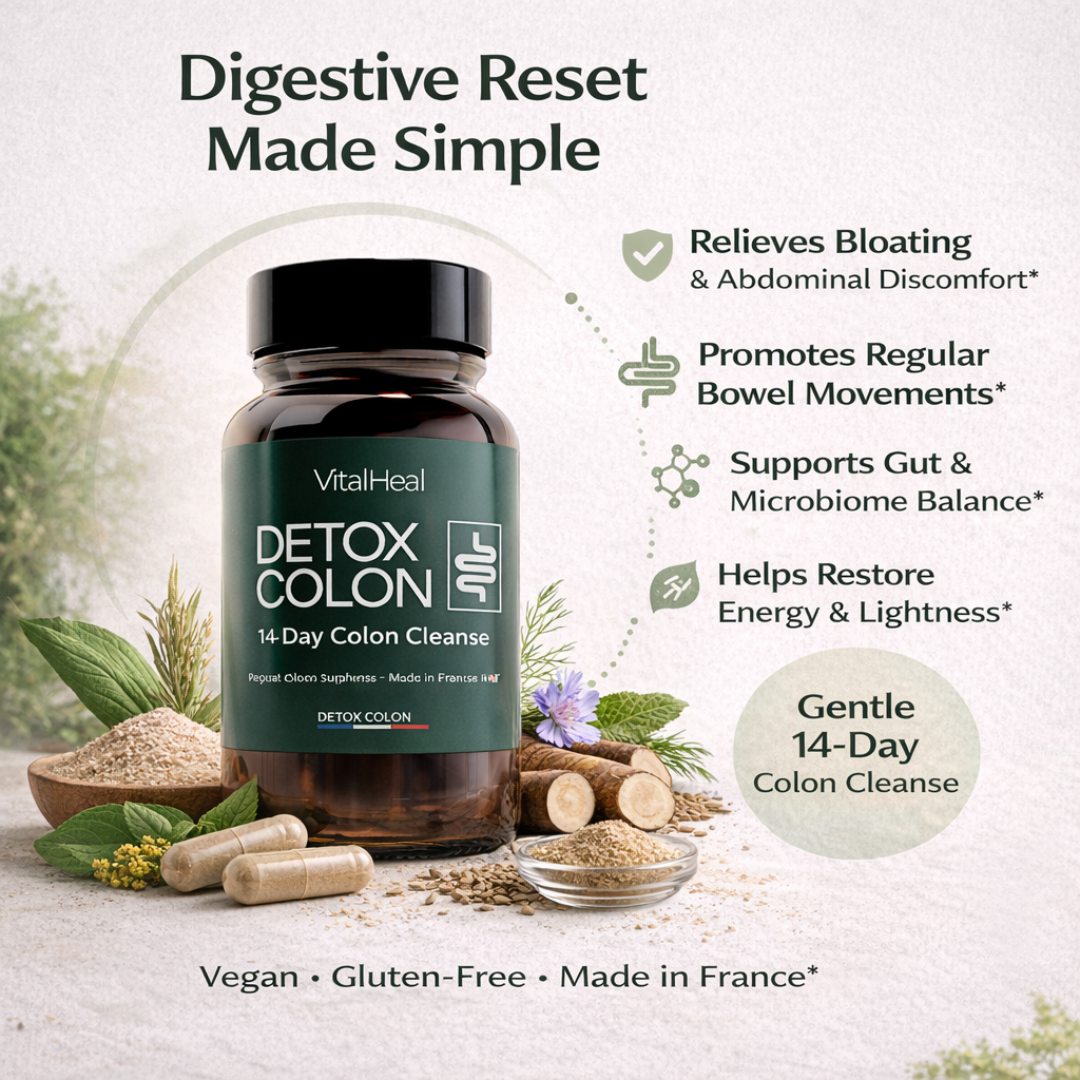 HappyDetox Detox Colon 14 Days for Digestive Reset, Bloating Relief & Gut Balance