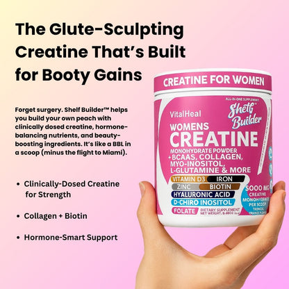 Creatine for Women + BCAA, Collagen & Vitamins – Daily Strength Mix