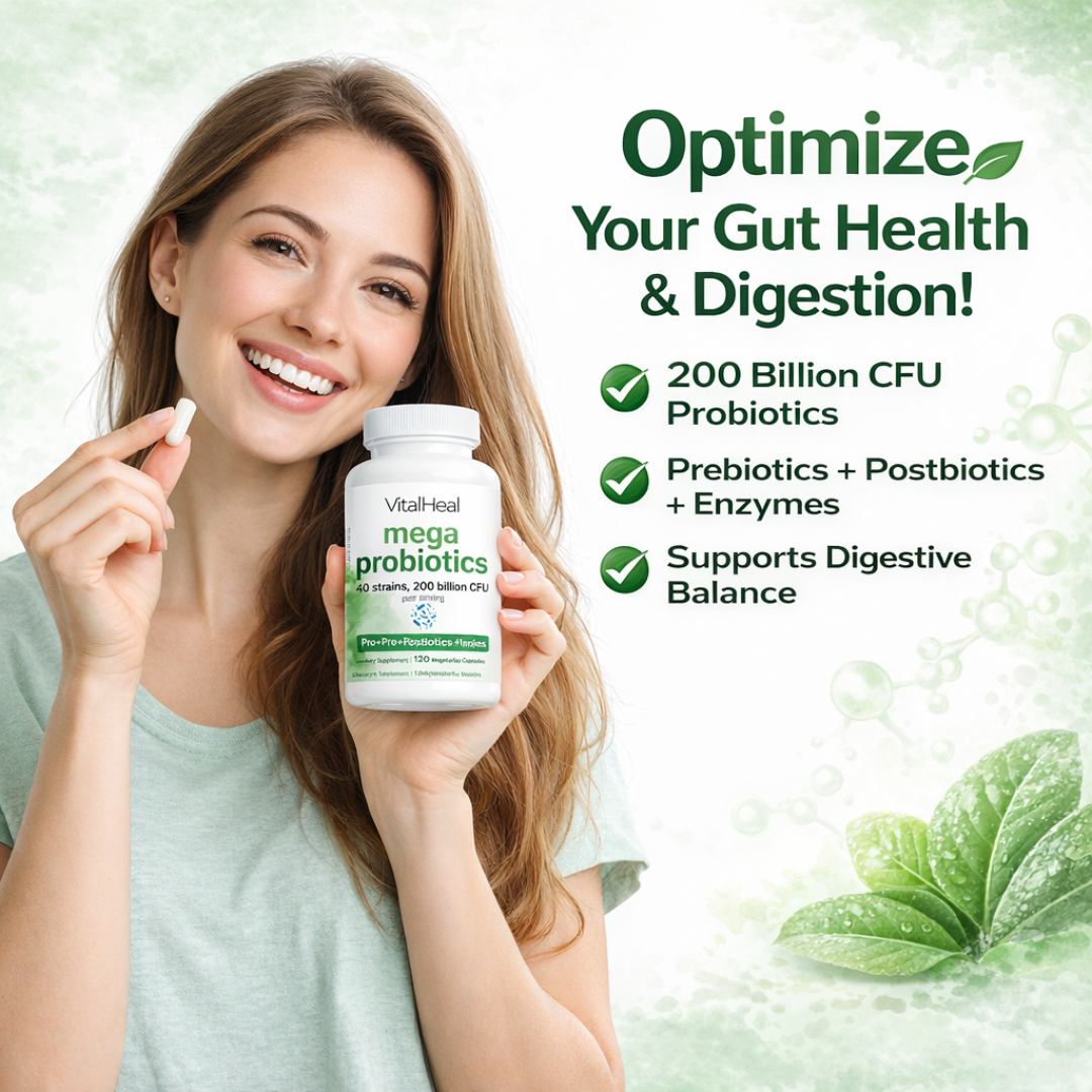 Micro Ingredients Mega Probiotics for Digestive Balance & Daily Gut Comfort