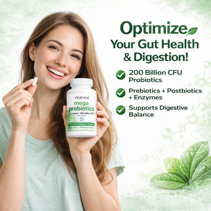 Micro Ingredients Mega Probiotics for Digestive Balance & Daily Gut Comfort