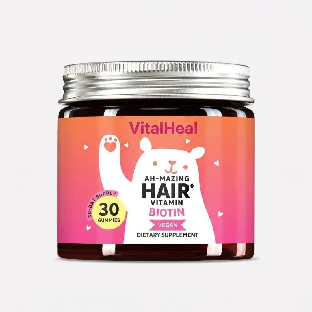 Ah-mazing Hair Biotin Gummies – 5000 mcg Biotin for Hair Growth, Skin & Nails Vitamins