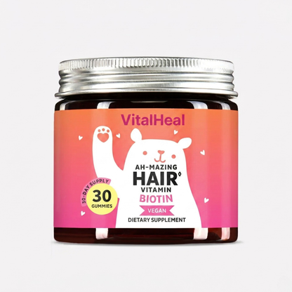 Ah-mazing Hair Biotin Gummies – 5000 mcg Biotin for Hair Growth, Skin & Nails Vitamins
