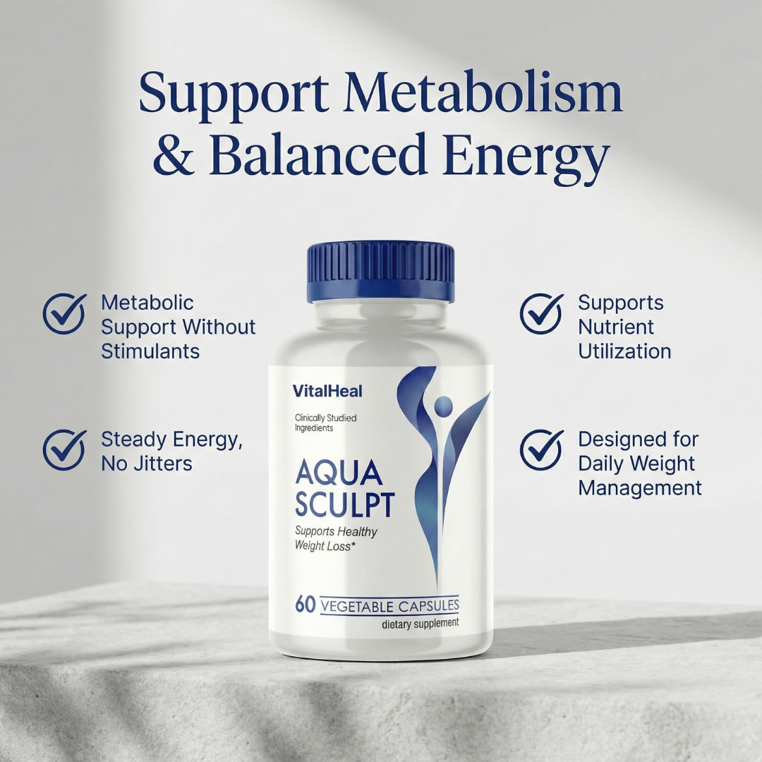 Aqua Sculpt – Weight Loss Support Supplement with L-Carnitine for Metabolic Support