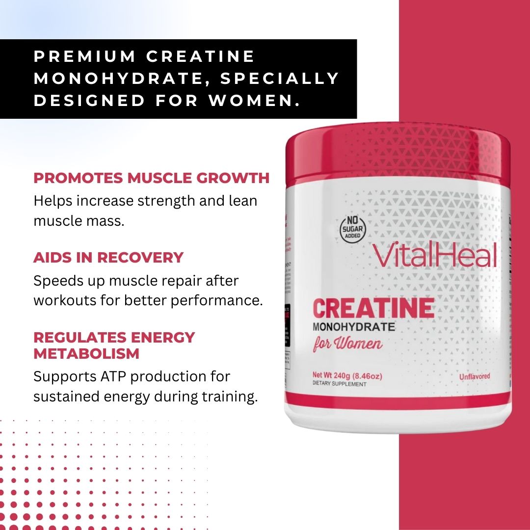 Creatine Monohydrate for Women – Recovery & Performance