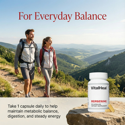 Berberine Supplement 500 mg – Blood Sugar, Metabolic & Gut Health Support