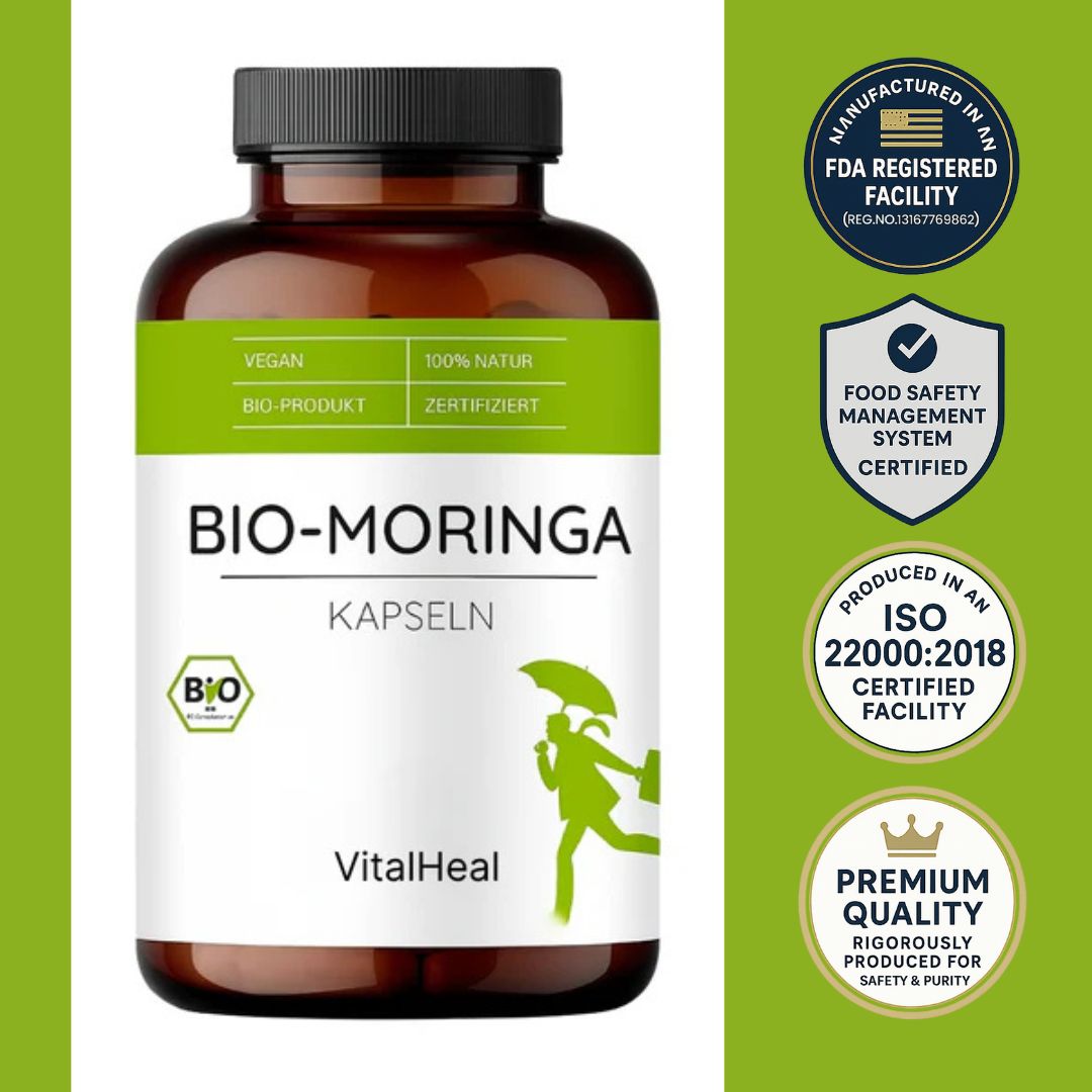Bio Moringa Capsules – Organic Moringa Leaf Powder for Daily Nutrition Support