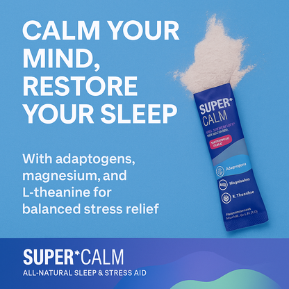 SuperCalm Raspberry Lemonade – Natural Stress Support & Sleep Aid