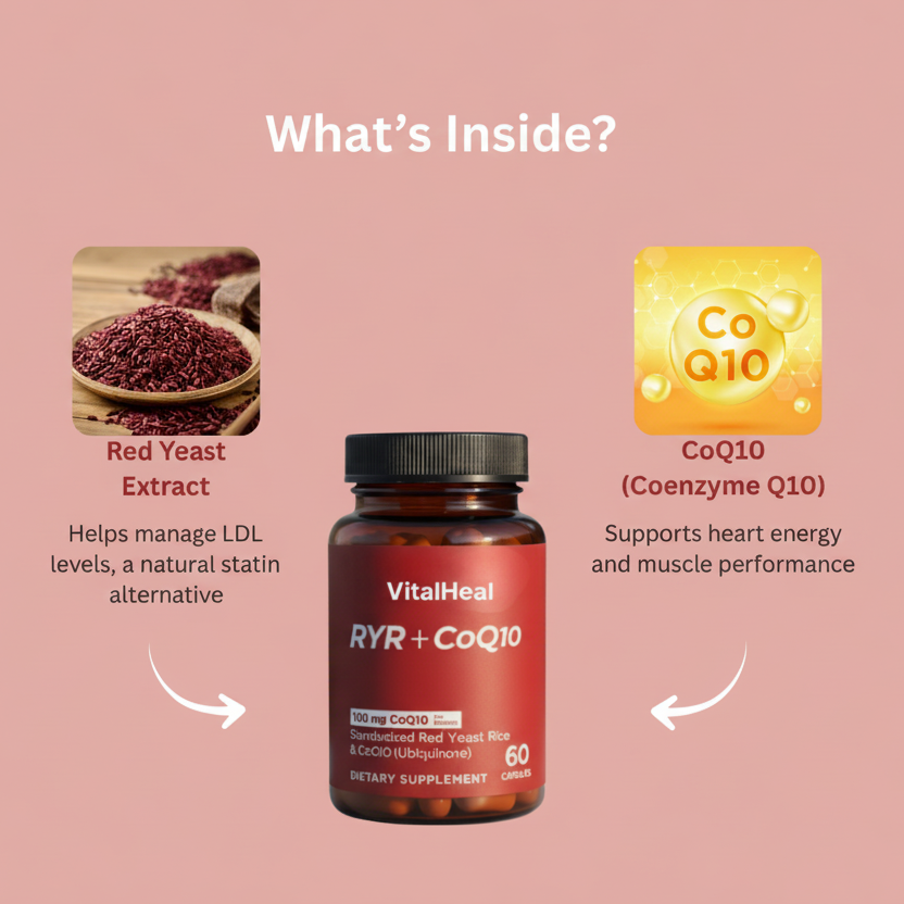 RYR + CoQ10 Supplement Capsules