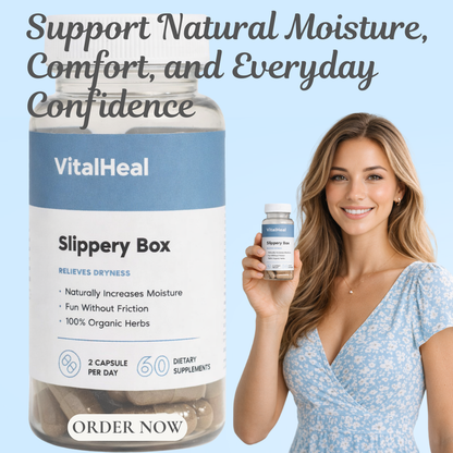 Slippery Box Moisture Support Capsules for Daily Comfort and Hydration