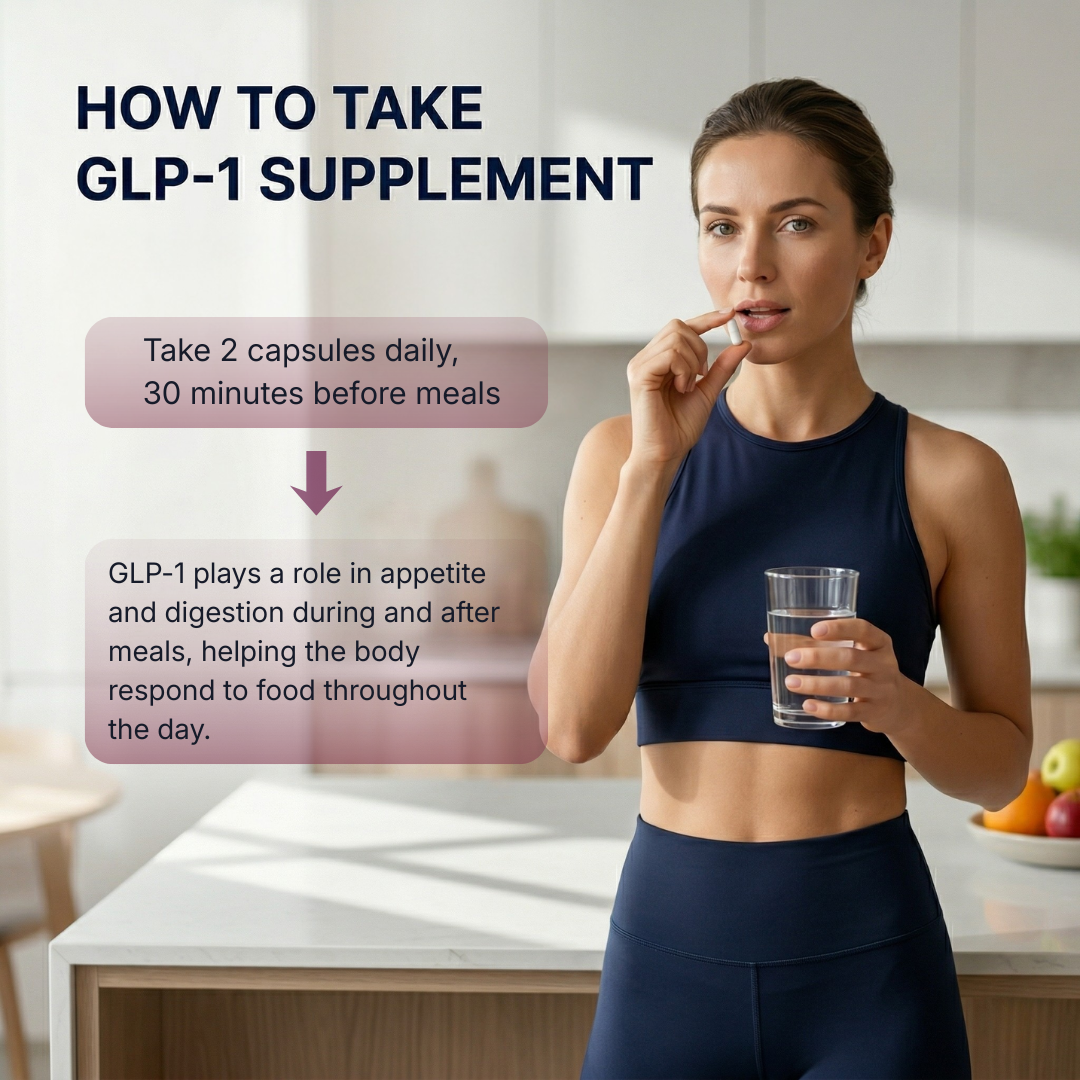 GLP-1 Supplement for Appetite Control, Gut Health & Metabolism Support