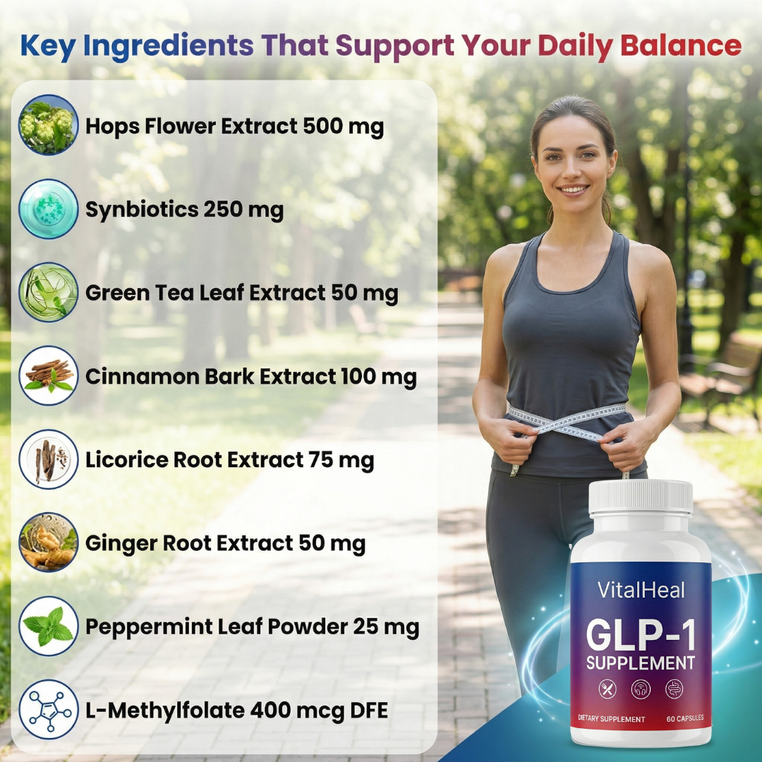 GLP-1 Supplement for Appetite Control, Gut Health & Metabolism Support