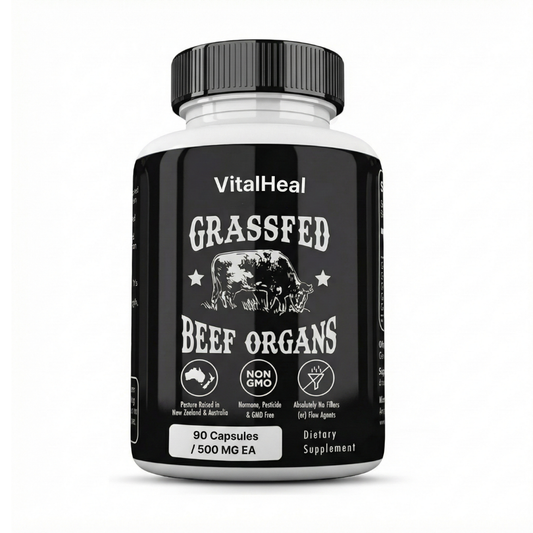 Grass Fed Beef Organs – Beef Organ Superfood Supplement for Energy, Immune & Digestive Support