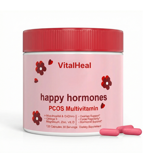 Happy Hormones PCOS Multivitamin – Hormone Balance Supplement for Women with Inositol & Metabolism Support