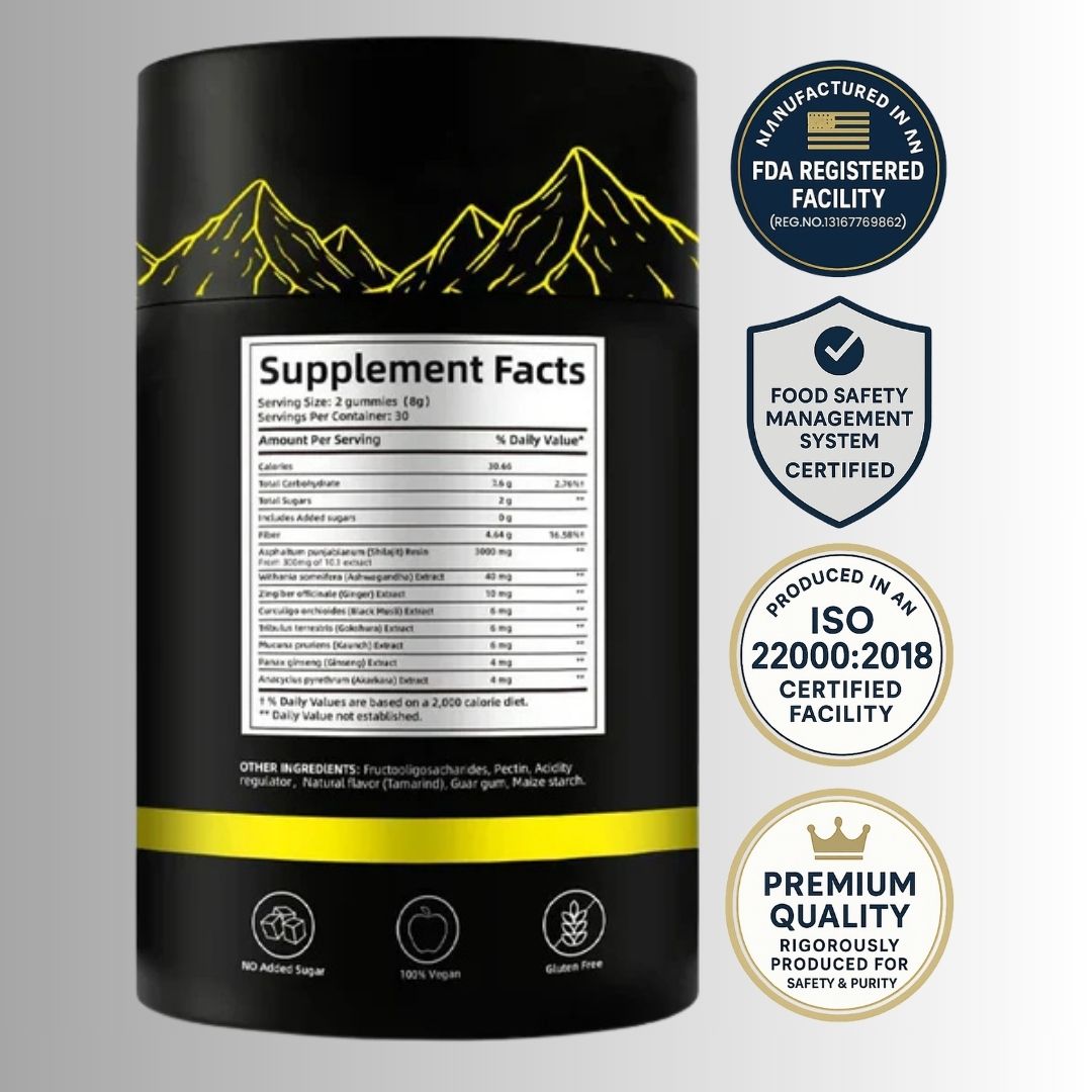Himalayan Pure Shilajit Gummies