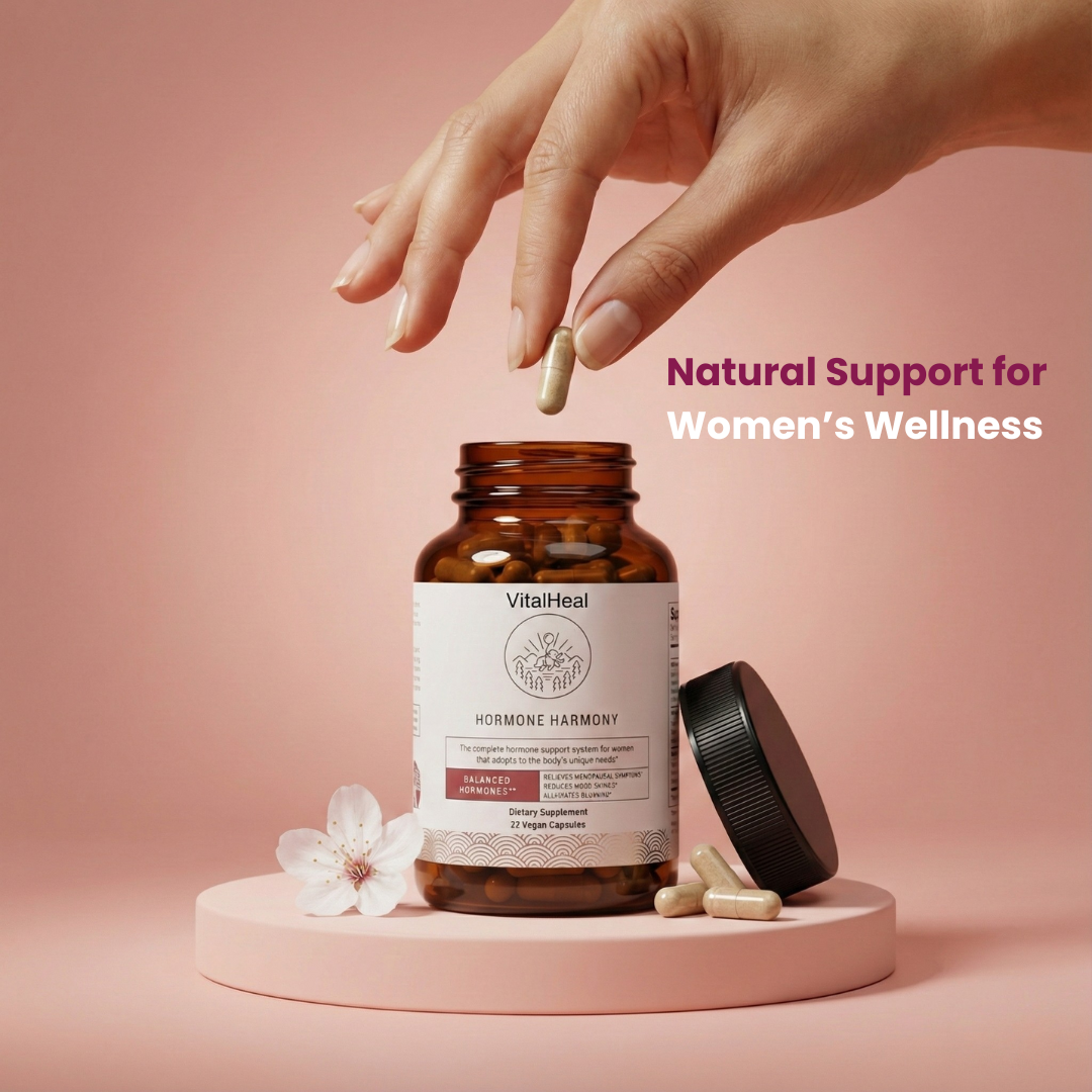 Hormone Harmony – Hormone Balance Supplement for Menopause Relief, Hot Flashes & Mood Support