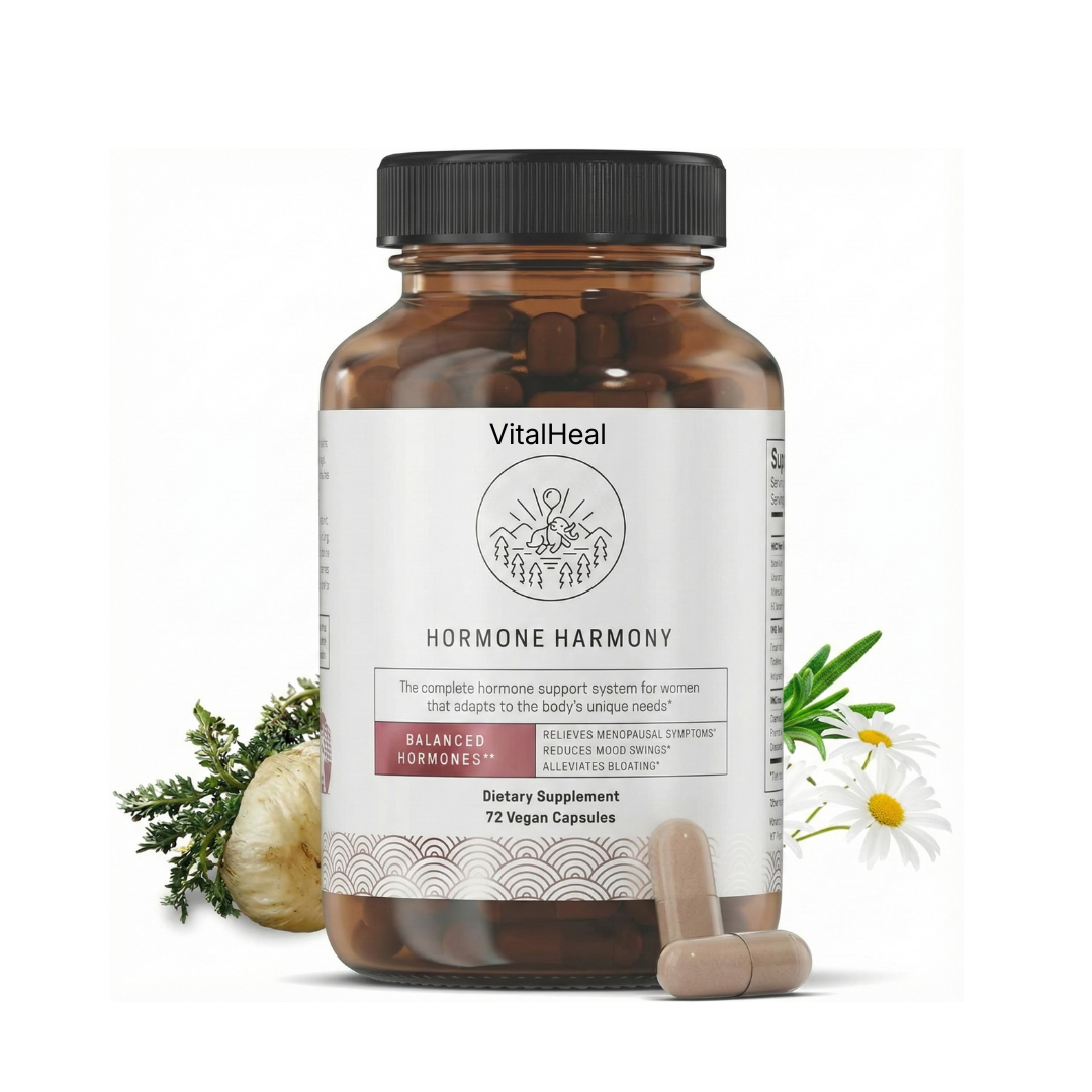 Hormone Harmony – Hormone Balance Supplement for Menopause Relief, Hot Flashes & Mood Support