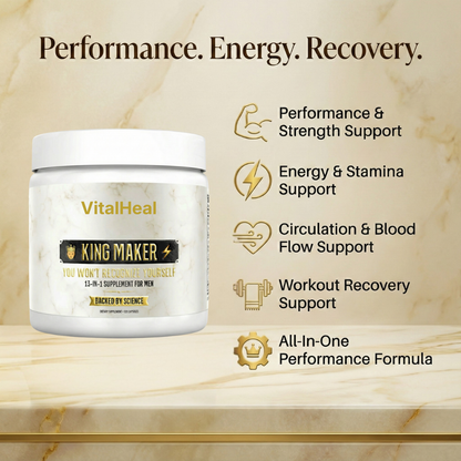 King Maker 13-in-1 Supplement for Men – Male Performance, Muscle Support & Circulation Improvement
