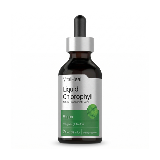 Liquid Chlorophyll Drops – Natural Peppermint Flavor