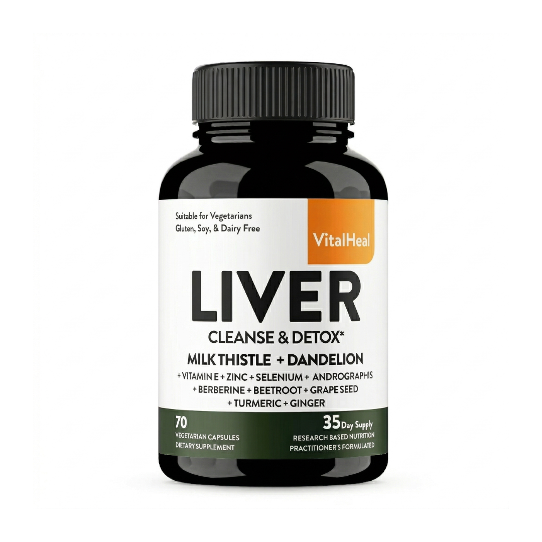 Liver Cleanse & Detox – Natural Liver Detox Supplement with Milk Thistle & Herbal Cleanse Support
