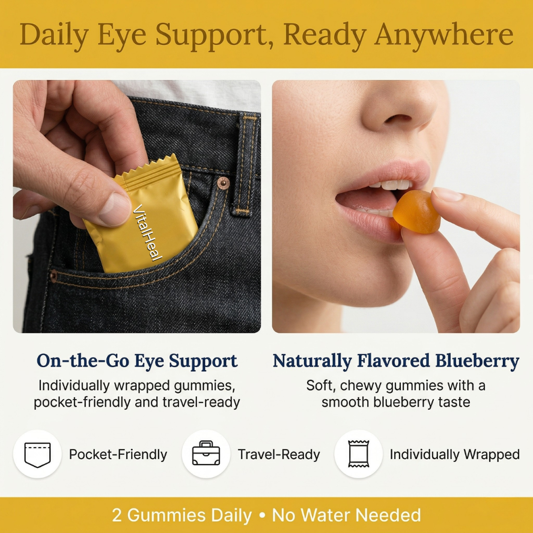 Lutein Gummies – Eye Vitamins Gummies with 40mg Lutein & Antioxidants, Vision Support