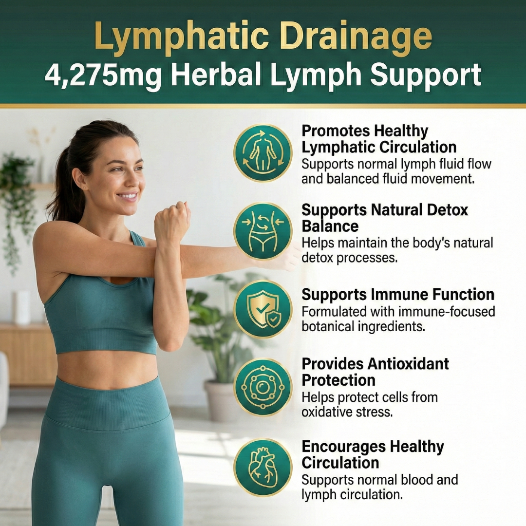 Lymphatic Drainage – 21-in-1 Herbal Supplement for Lymph & Immune Support