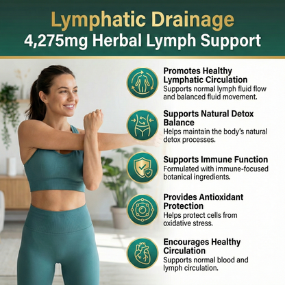 Lymphatic Drainage – 21-in-1 Herbal Supplement for Lymph & Immune Support