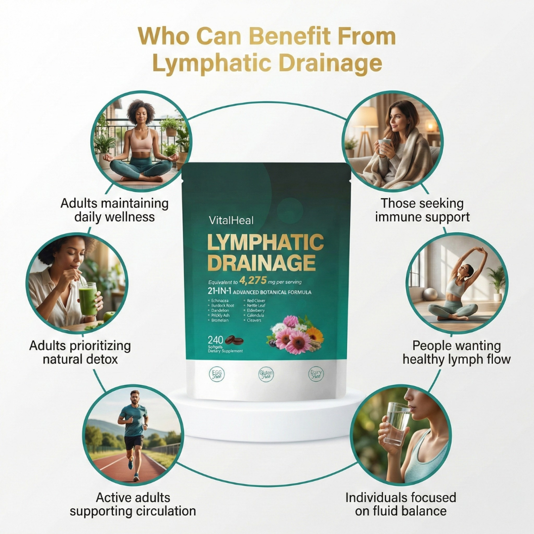 Lymphatic Drainage – 21-in-1 Herbal Supplement for Lymph & Immune Support