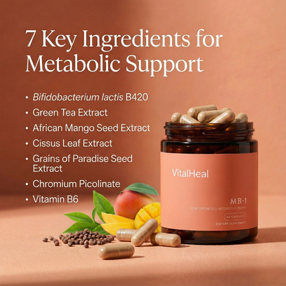 MB-1 Metabolic Support with Probiotics for Appetite & Energy Balance